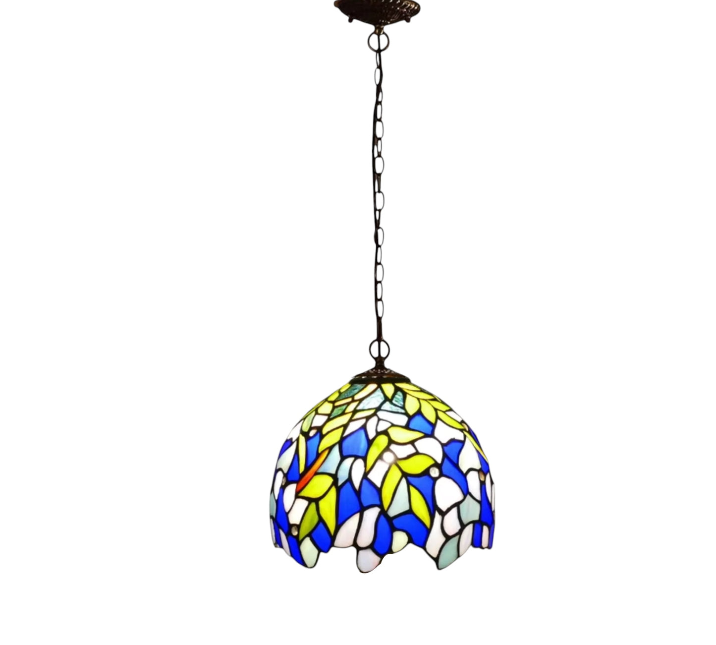 CDH 10" Tiffany Pendant Lamp with 20cm lamp shade (16039SP)