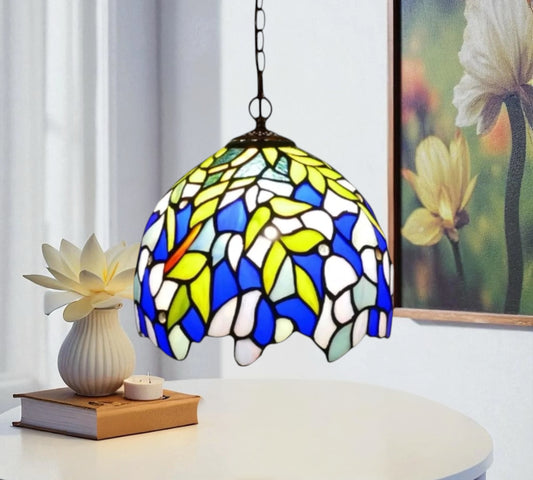CDH 10" Tiffany Pendant Lamp with 20cm lamp shade (16039SP)