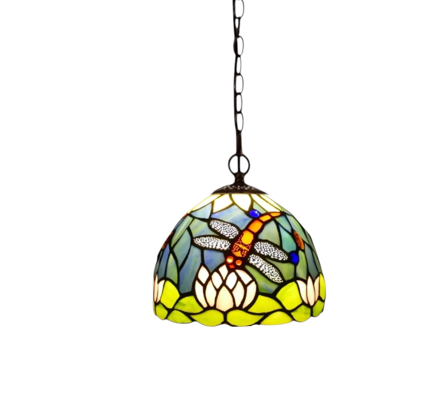CDH 10" Tiffany Pendant Lamp with 20cm lamp shade (100165P)