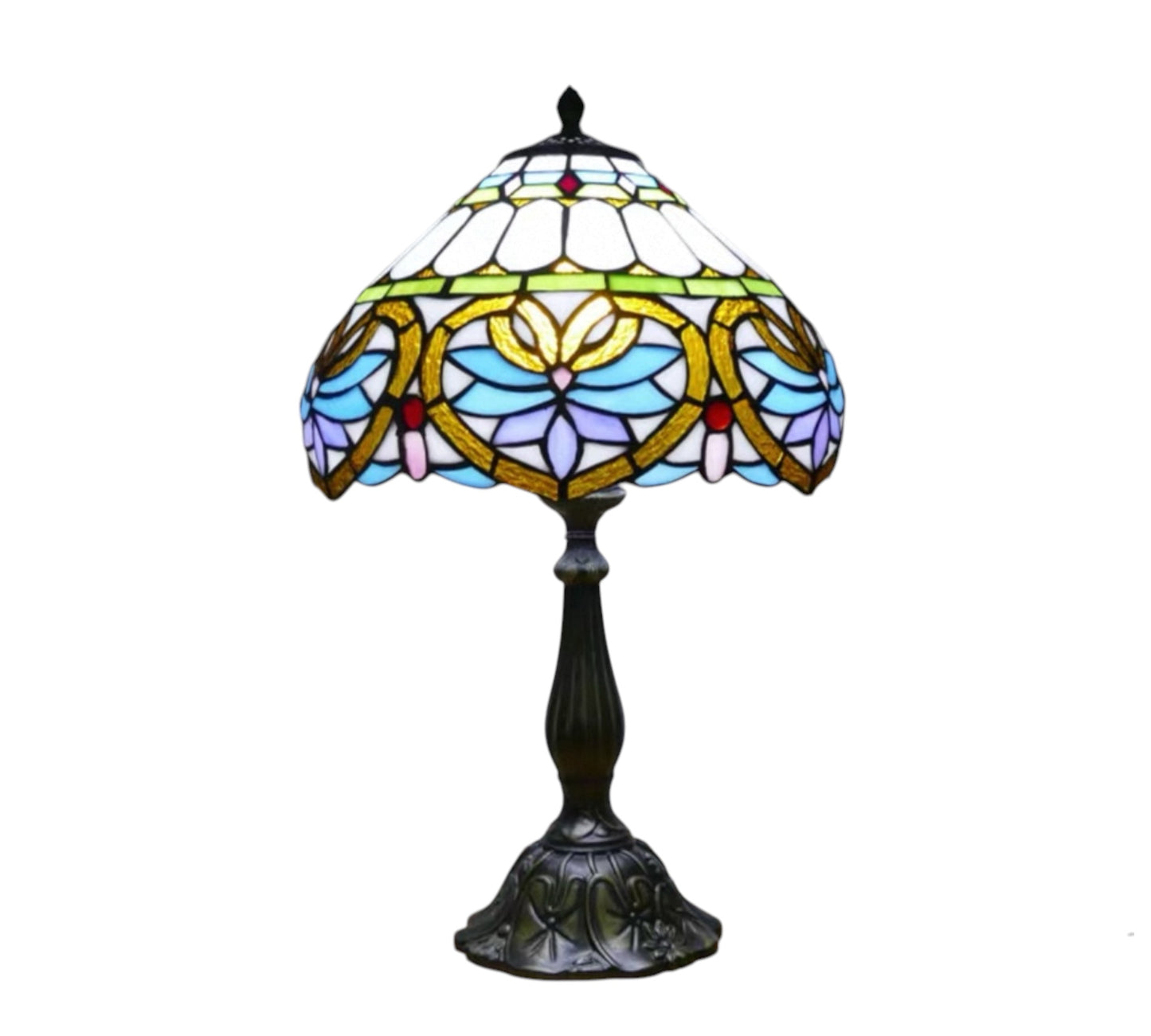 CDH 12" Tiffany Table Lamp (12045B)