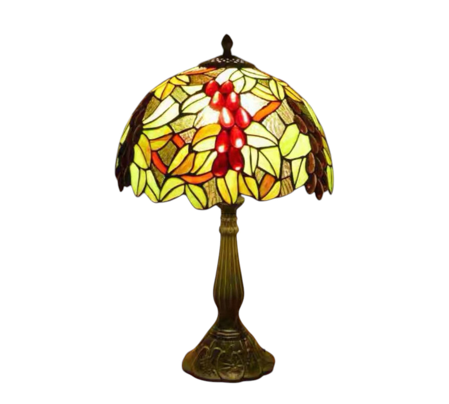 CDH 12" Tiffany Table Lamp (16059ASB)