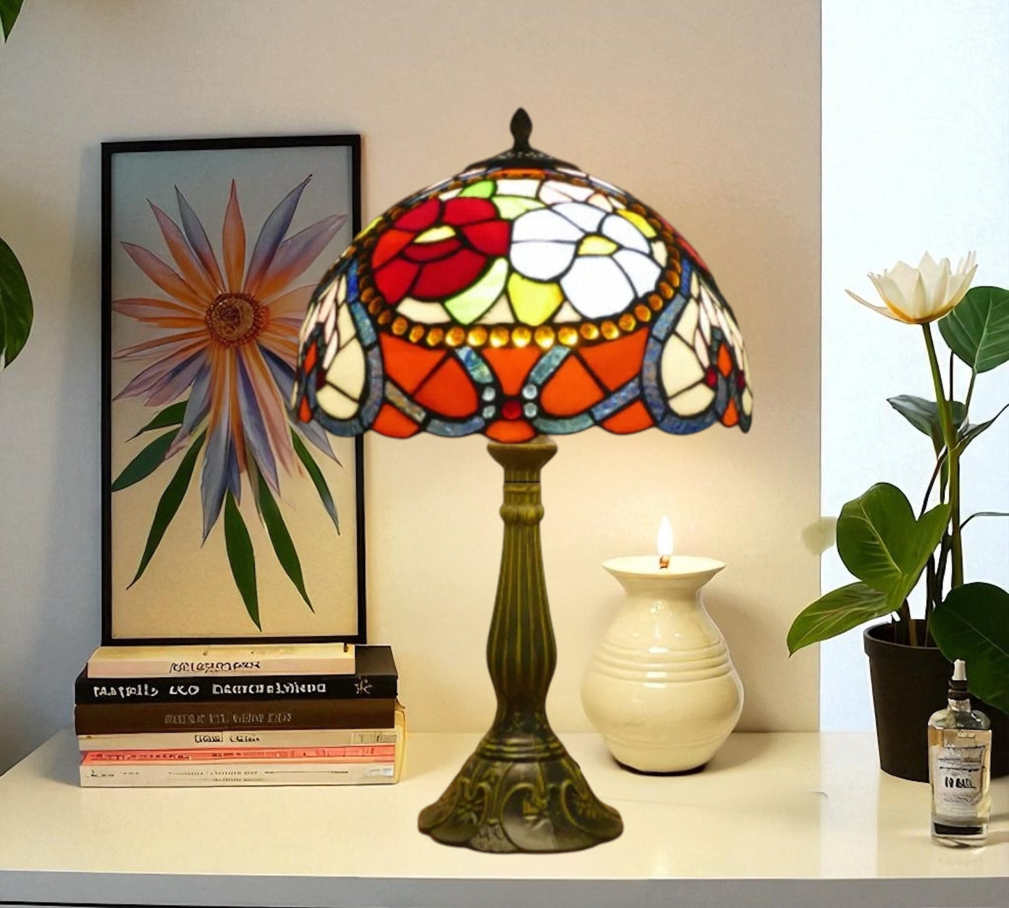 CDH 12" Tiffany Table Lamp (15030T)