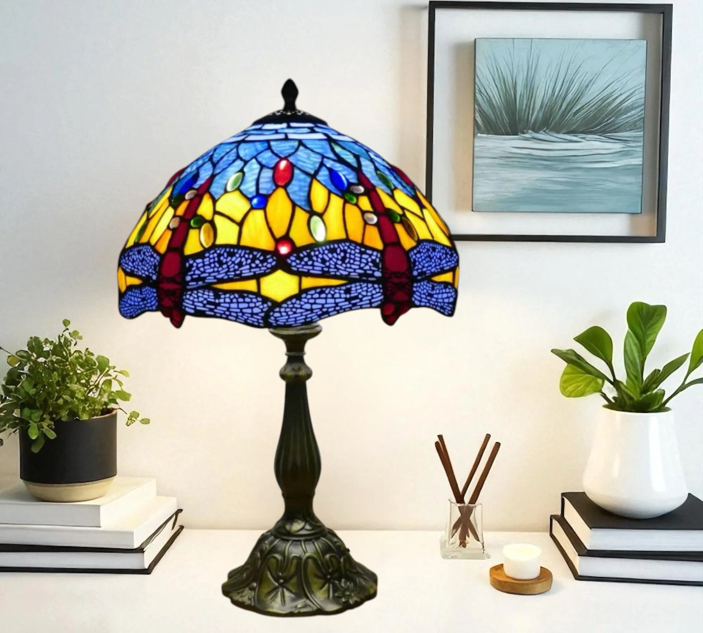 CDH 12" Tiffany Table Lamp (15037B)