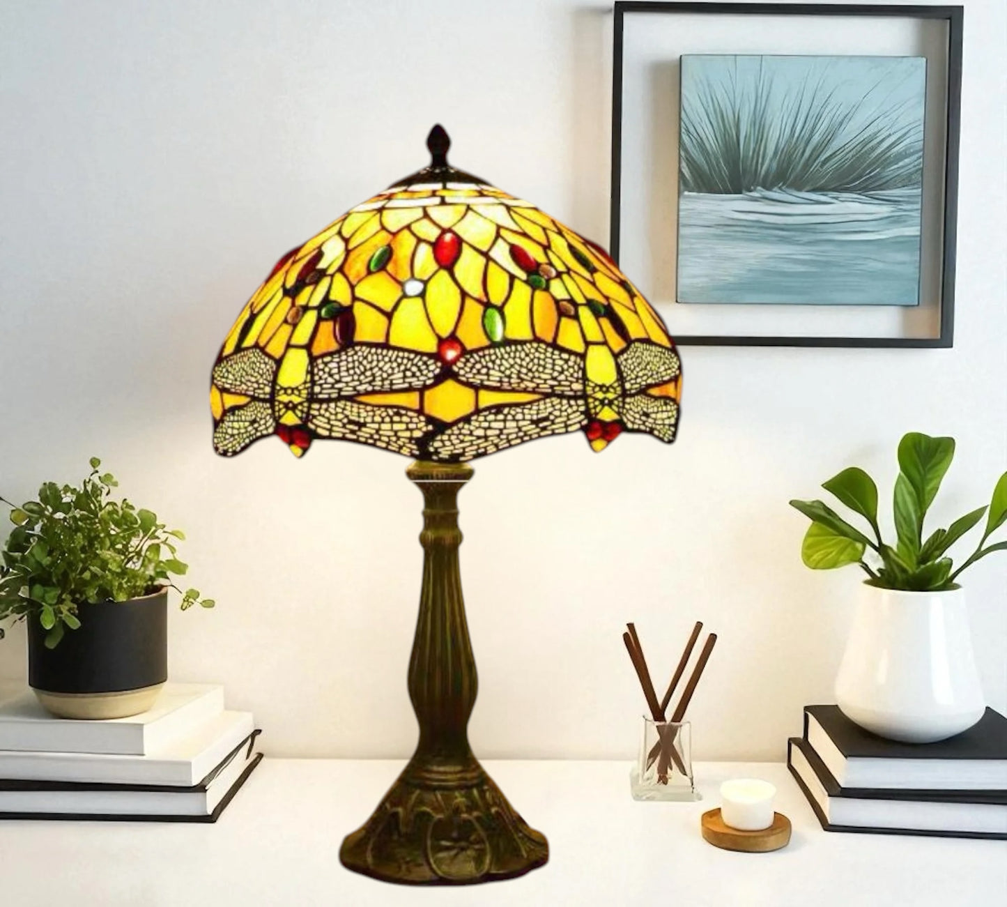 CDH 12" Tiffany Table Lamp (15005T)