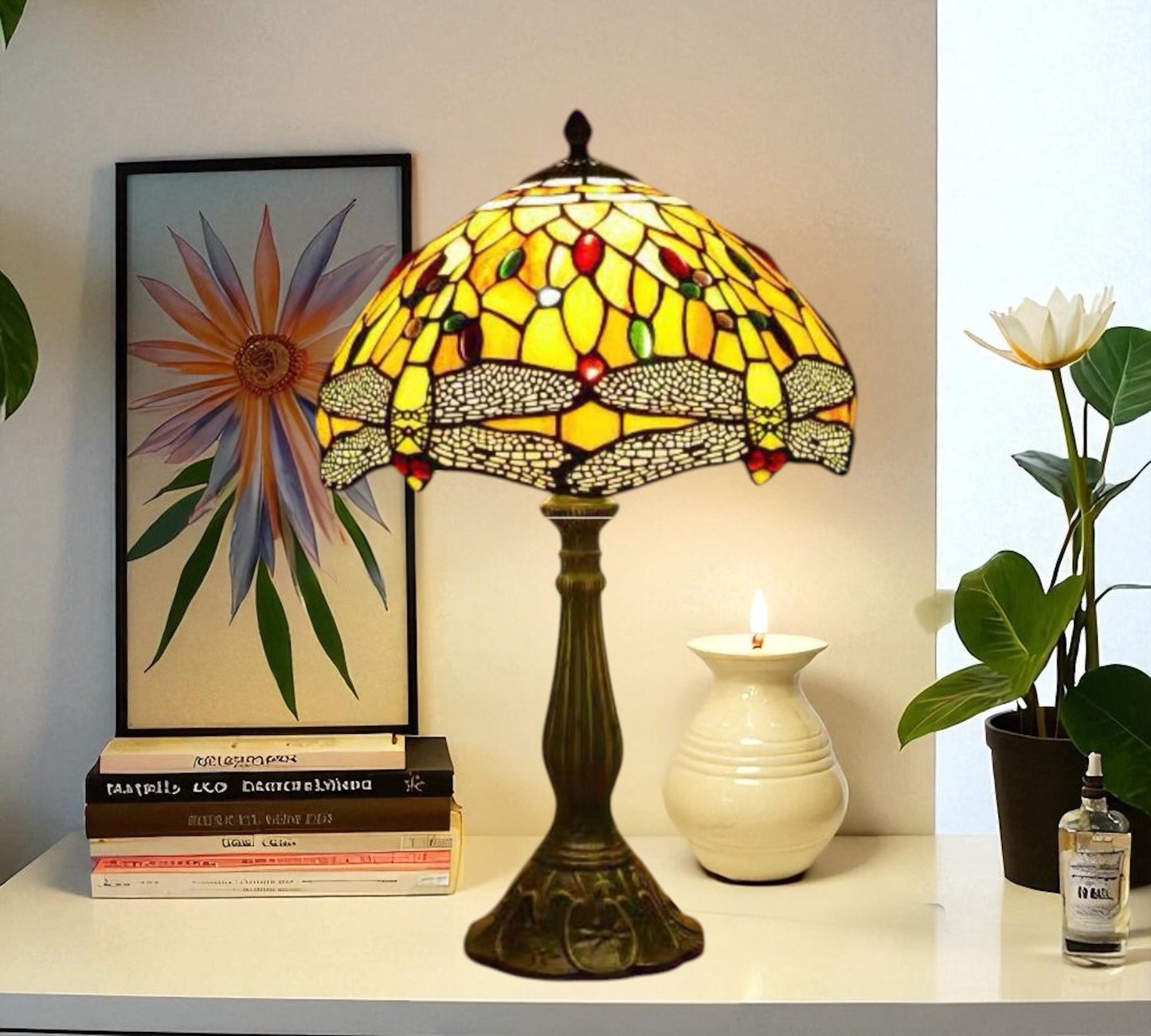 CDH 12" Tiffany Table Lamp (15005T)