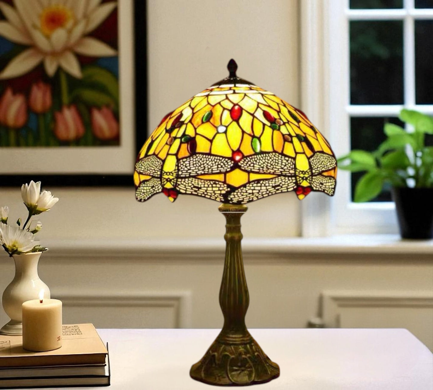 CDH 12" Tiffany Table Lamp (15005T)
