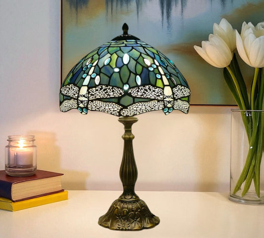 CDH 12" Tiffany Table Lamp (12062BST)
