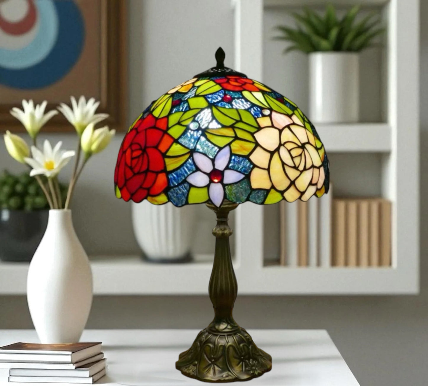 CDH 12" Tiffany Table Lamp (15013T)