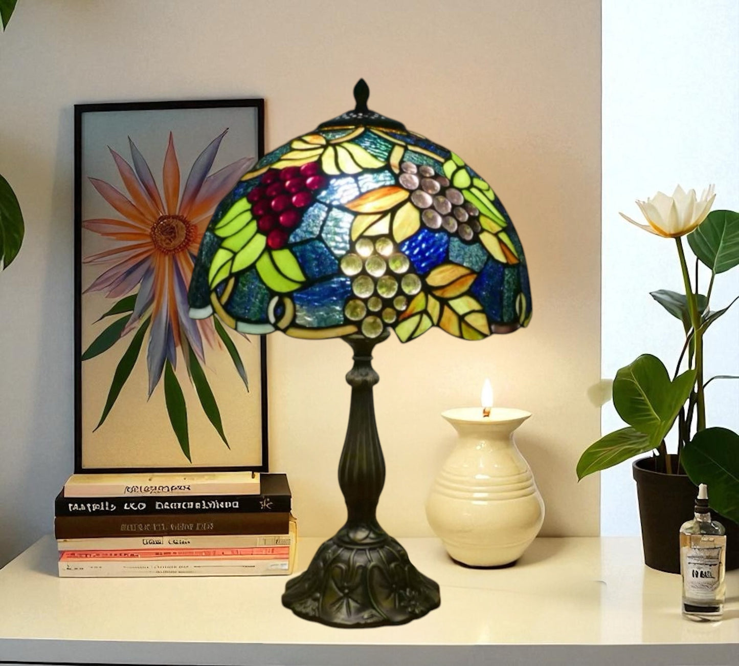 CDH 12" Tiffany Table Lamp (16938T)