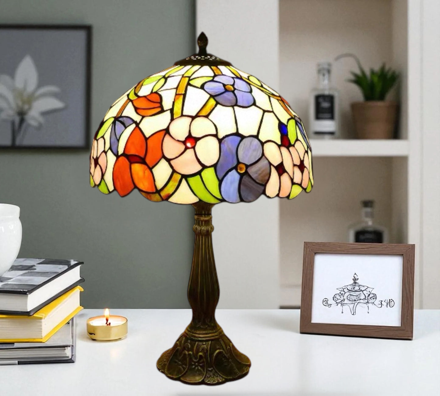 CDH 12" Tiffany Table Lamp (100002T)