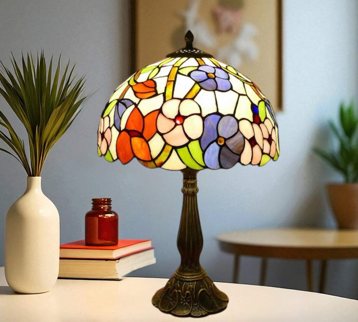 CDH 12" Tiffany Table Lamp (100002T)