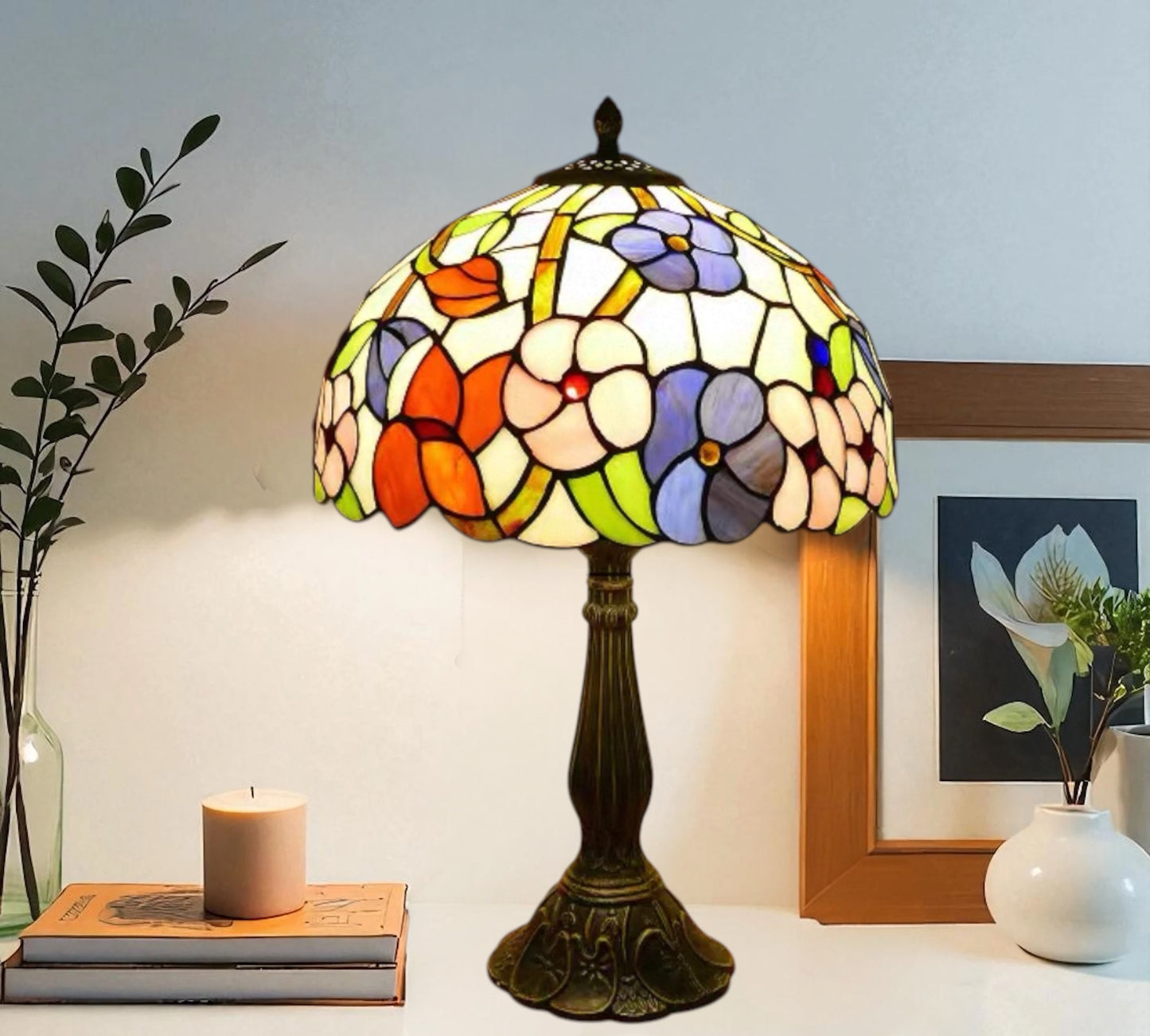 CDH 12" Tiffany Table Lamp (100002T)