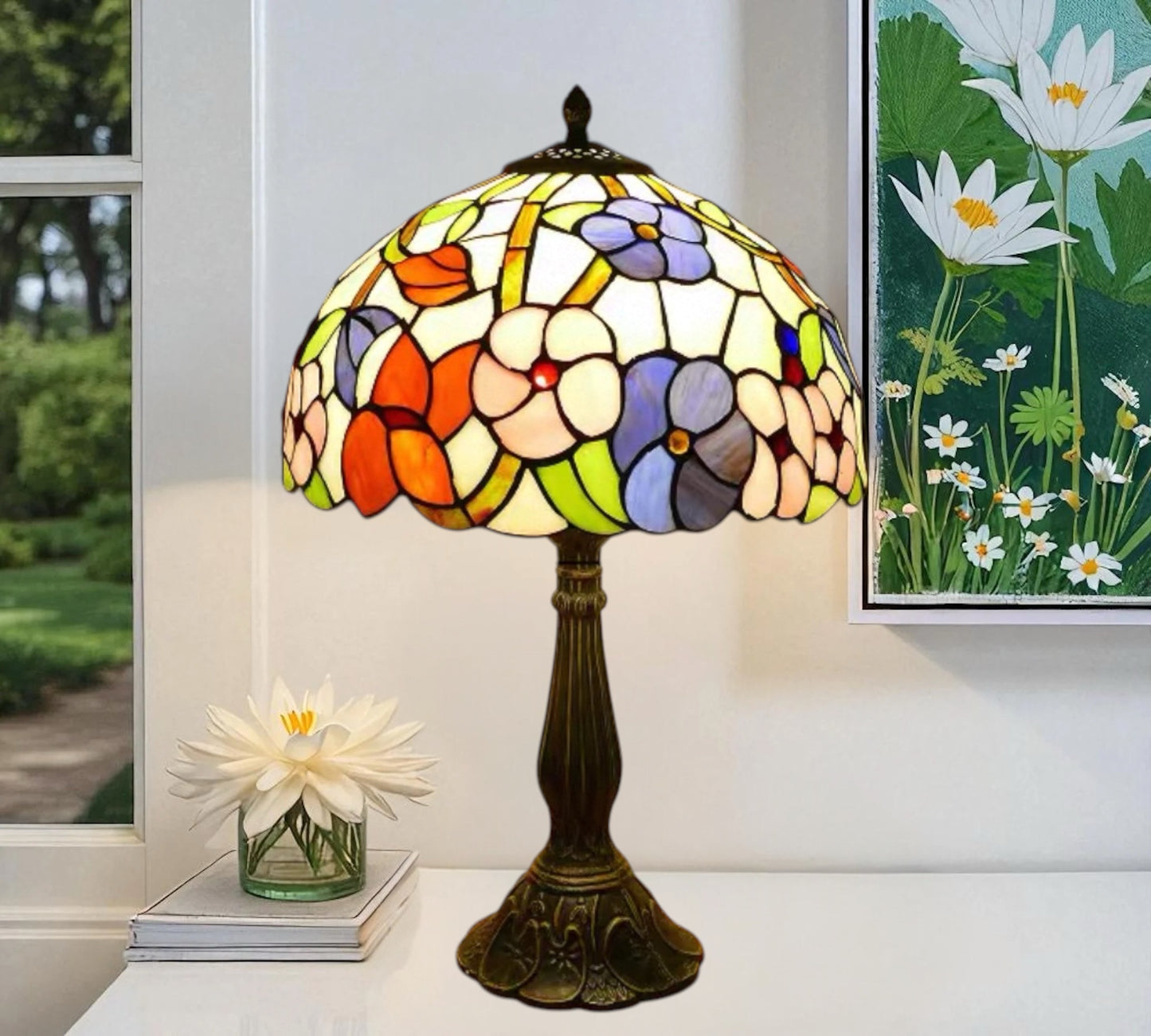 CDH 12" Tiffany Table Lamp (100002T)