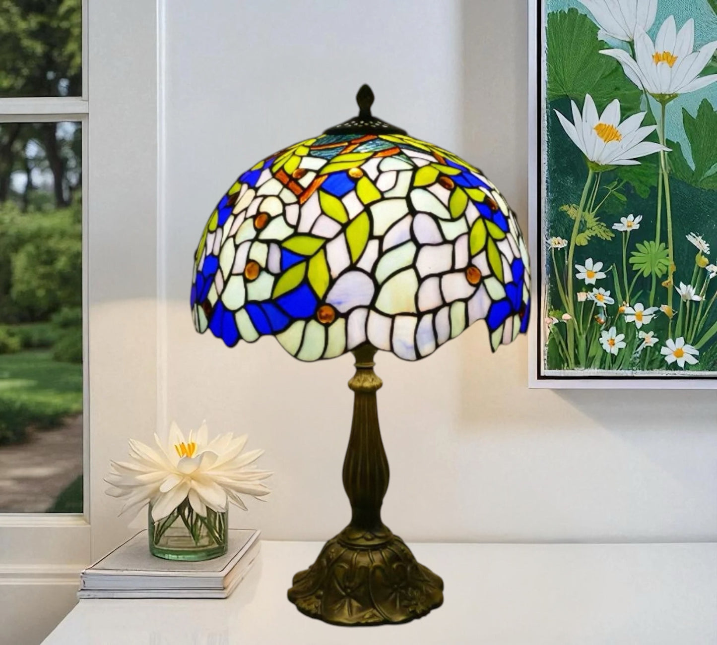 CDH 12" Tiffany Table Lamp (16039T)