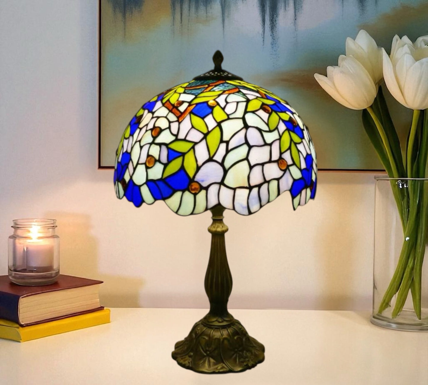 CDH 12" Tiffany Table Lamp (16039T)