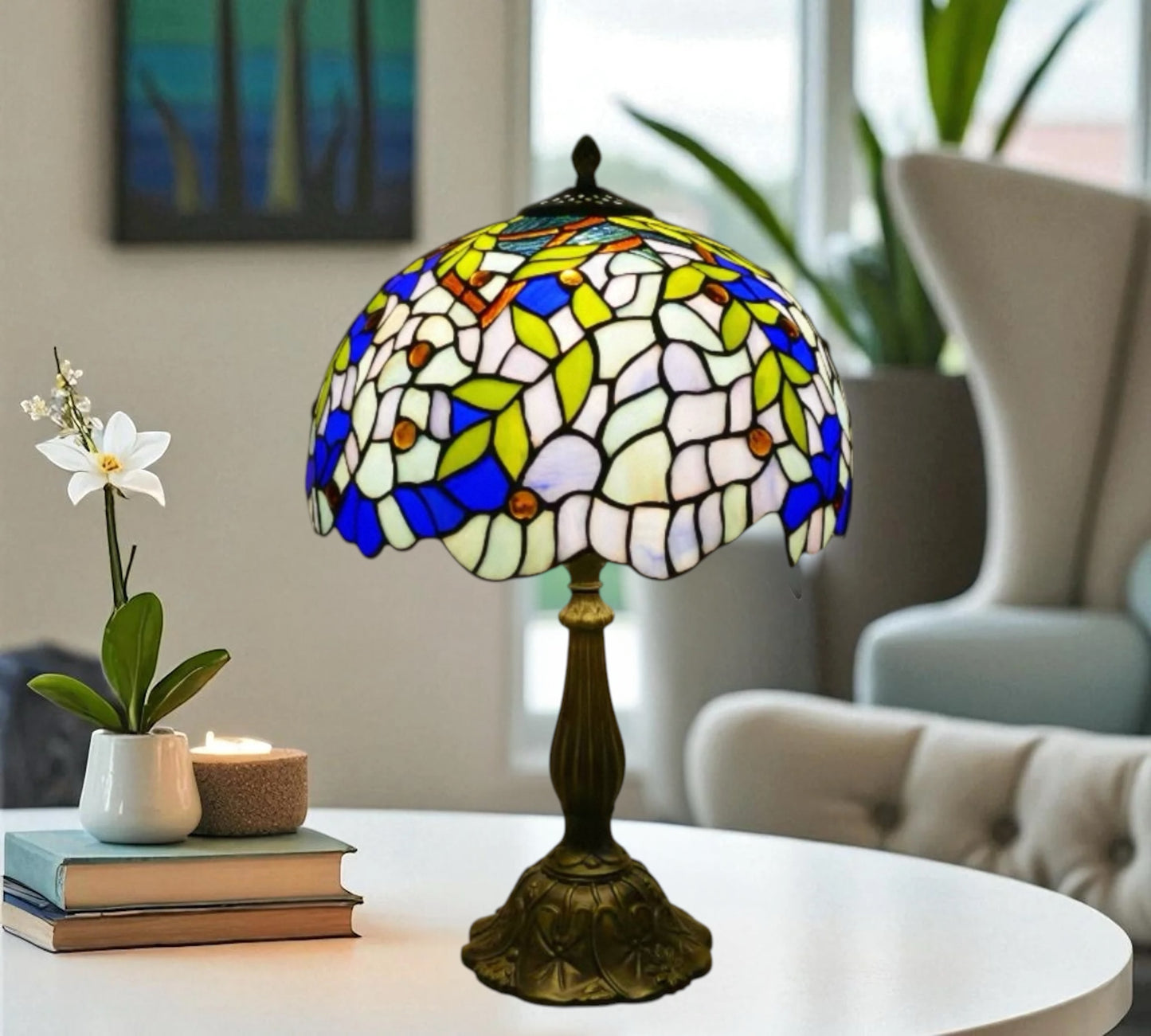 CDH 12" Tiffany Table Lamp (16039T)
