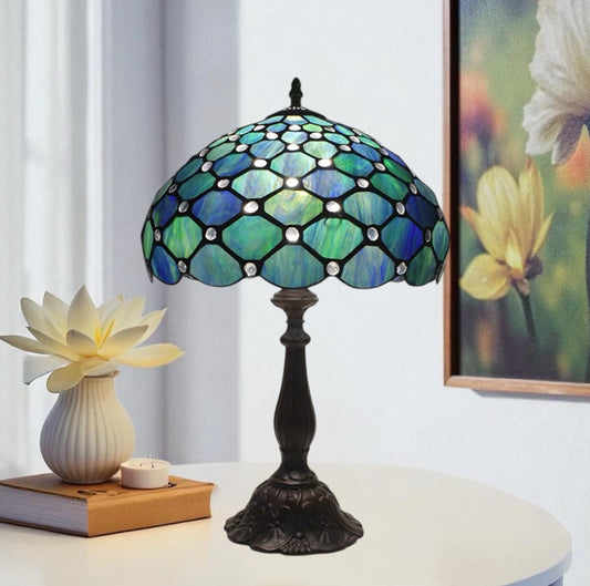 CDH 12" Tiffany Table Lamp (12021B)