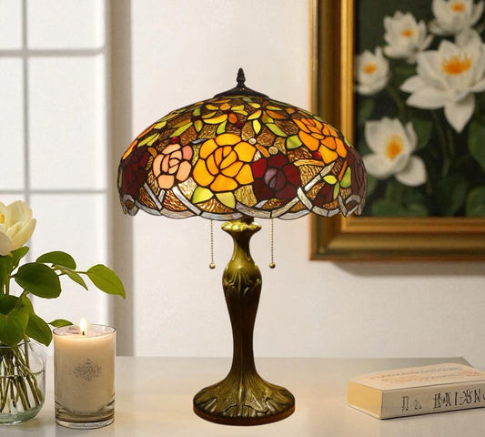 CDH 16" Tiffany Table Lamp 40cm Shade (13004T)