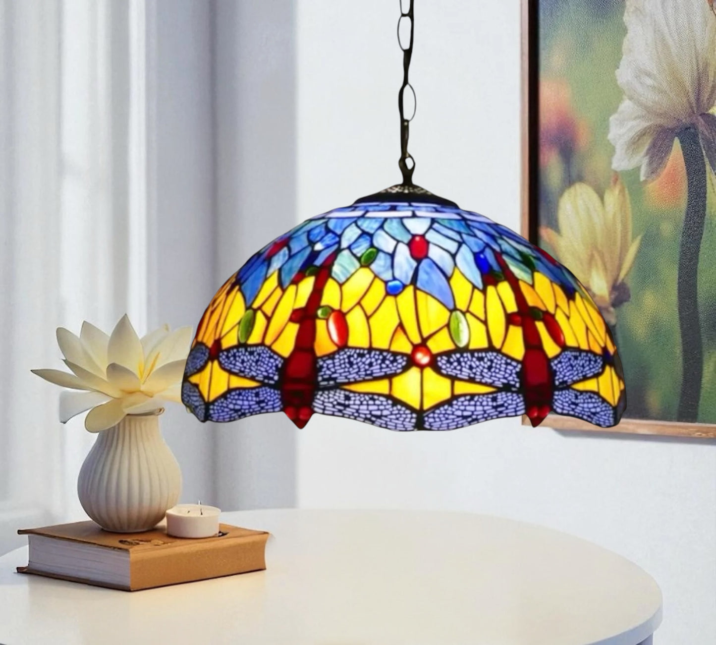 CDH 16" Tiffany Pendant Lamp 40cm shade (16117C)