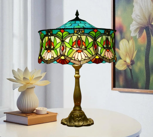 CDH 18" XLARGE Tiffany Table Lamp 46cm Shade (19001T)