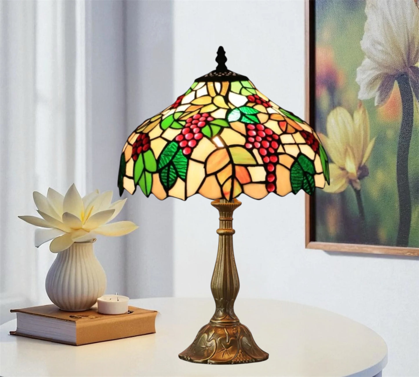 CDH 12" Tiffany Table Lamp (12075)