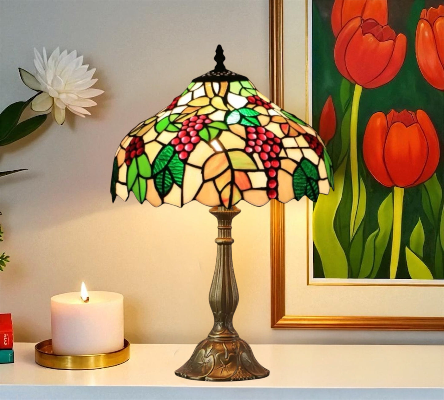 CDH 12" Tiffany Table Lamp (12075)