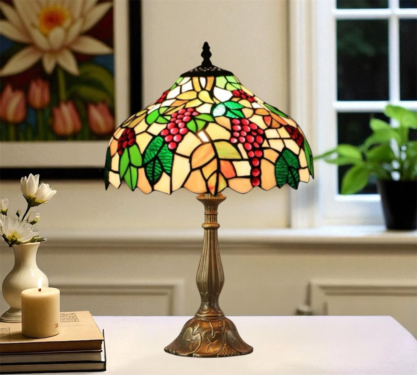 CDH 12" Tiffany Table Lamp (12075)