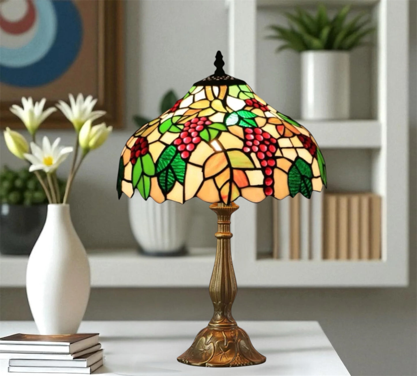 CDH 12" Tiffany Table Lamp (12075)