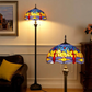CDH Tiffany Floor Lamp (16117) 16" 40CM Shade
