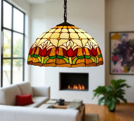 CDH 16" Tiffany Pendant Lamp 40cm shade (15017C)