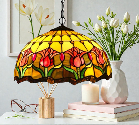 CDH 16" Tiffany Pendant Lamp 40cm shade (15032C)