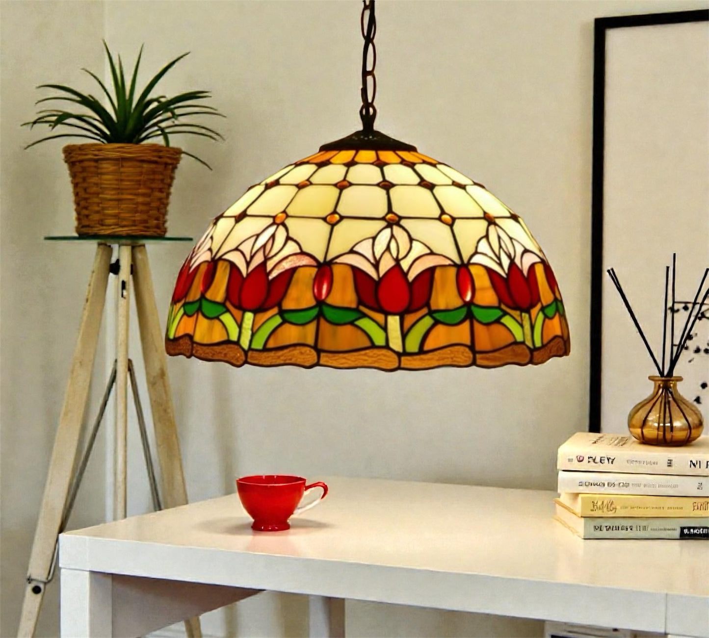 CDH 16" Tiffany Pendant Lamp 40cm shade (15017C)