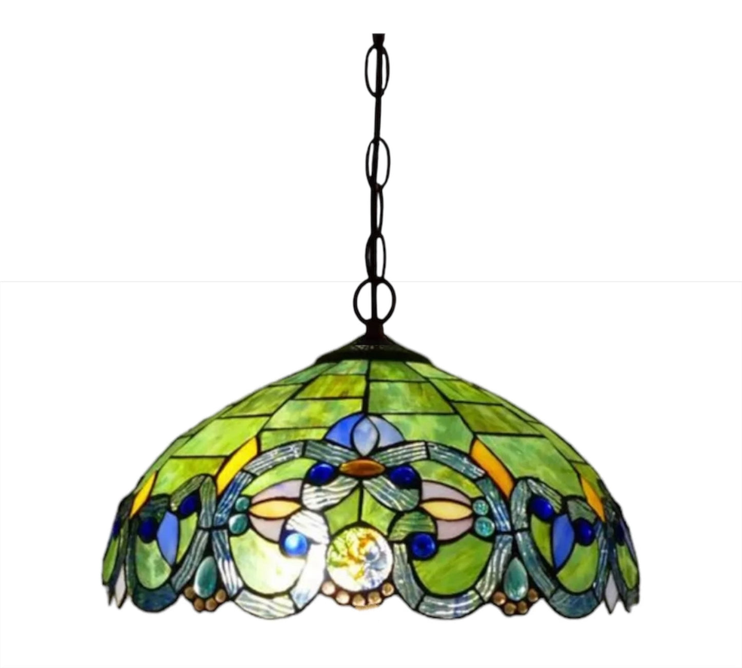 CDH 16" Tiffany Pendant Lamp 40cm shade (15080C)