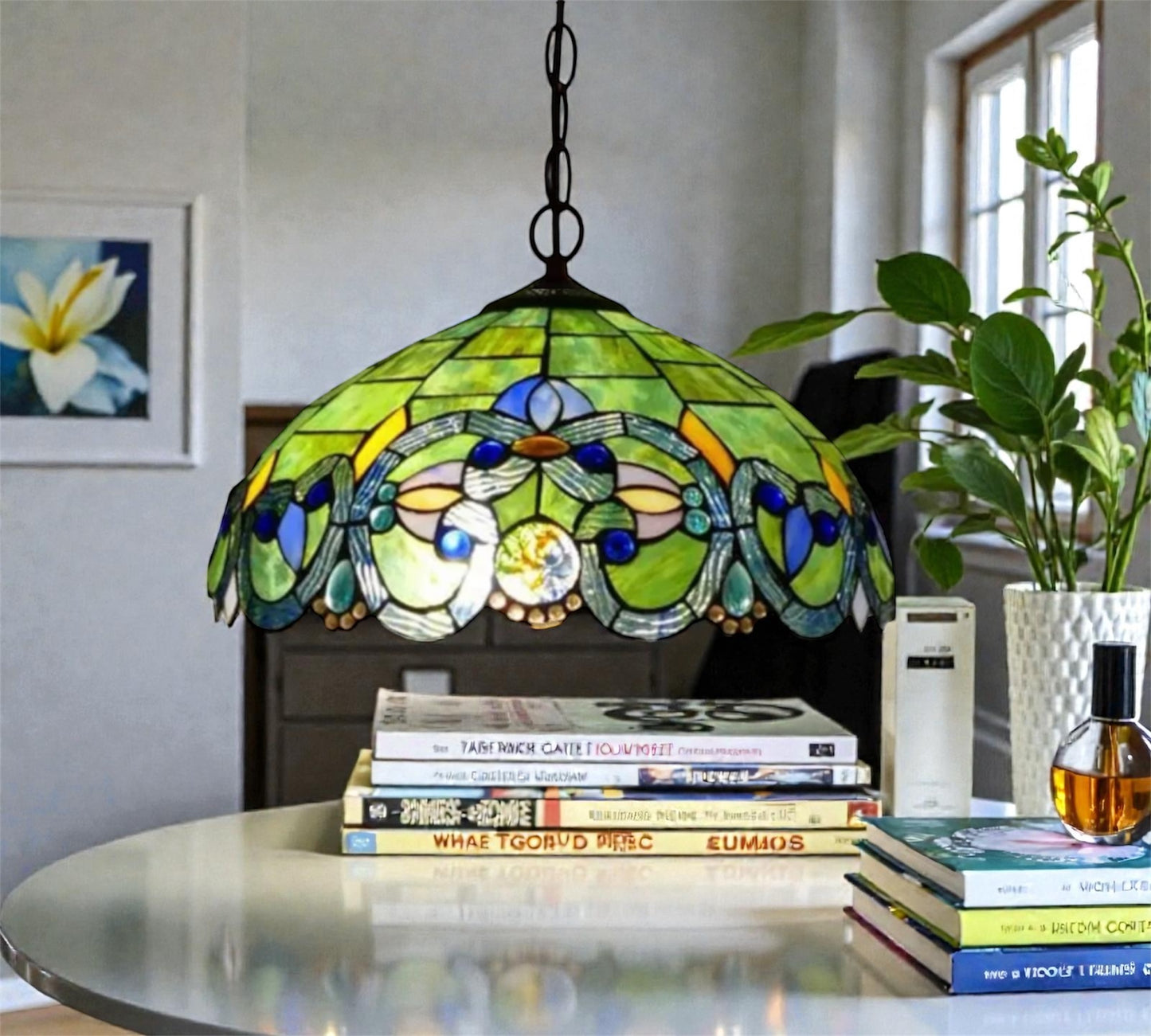 CDH 16" Tiffany Pendant Lamp 40cm shade (15080C)