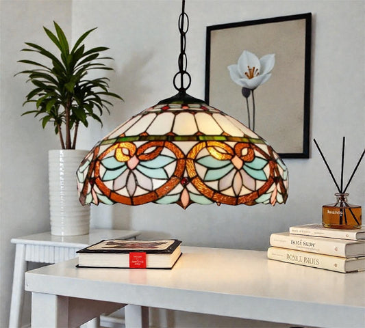 CDH 16" Tiffany Pendant Lamp 40cm shade (15059C)