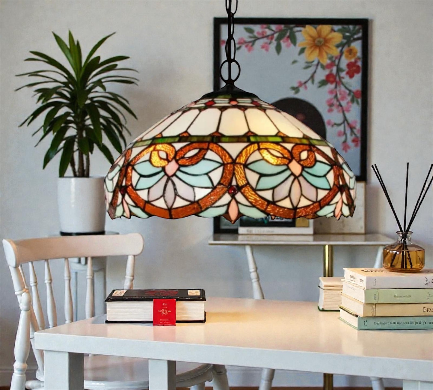 CDH 16" Tiffany Pendant Lamp 40cm shade (15059C)