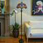 CDH Tiffany Floor Lamp (18006) 16" 40CM Shade