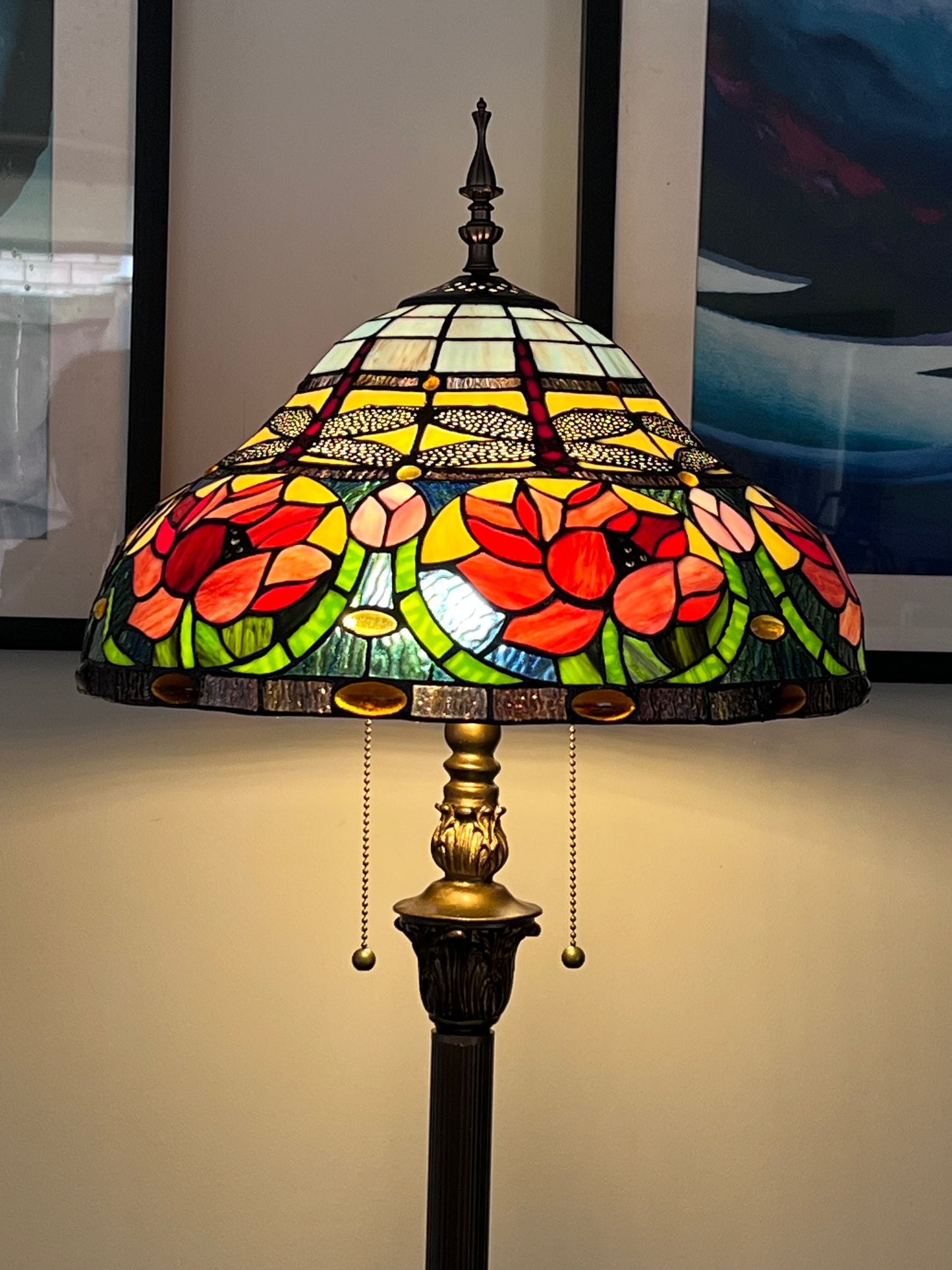 CDH Tiffany Floor Lamp (16006F) 16" 40CM Shade