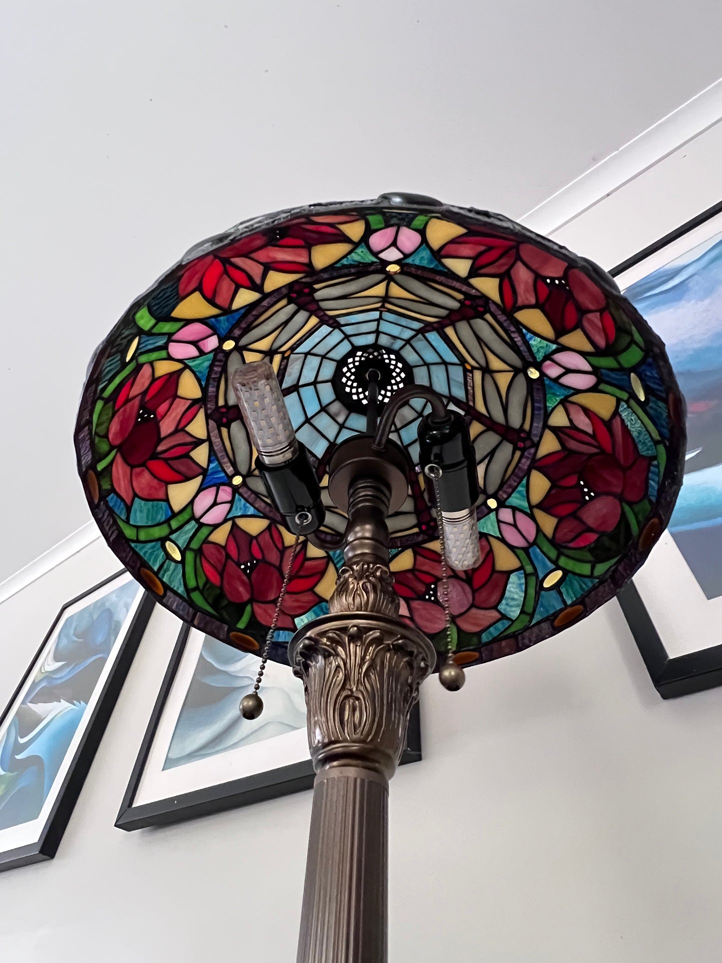 CDH Tiffany Floor Lamp (16006F) 16" 40CM Shade