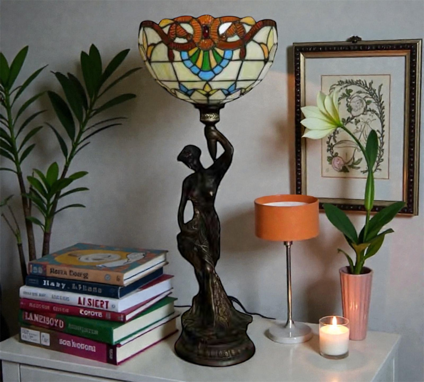 CDH 12" Tiffany Table Lamp (13100)