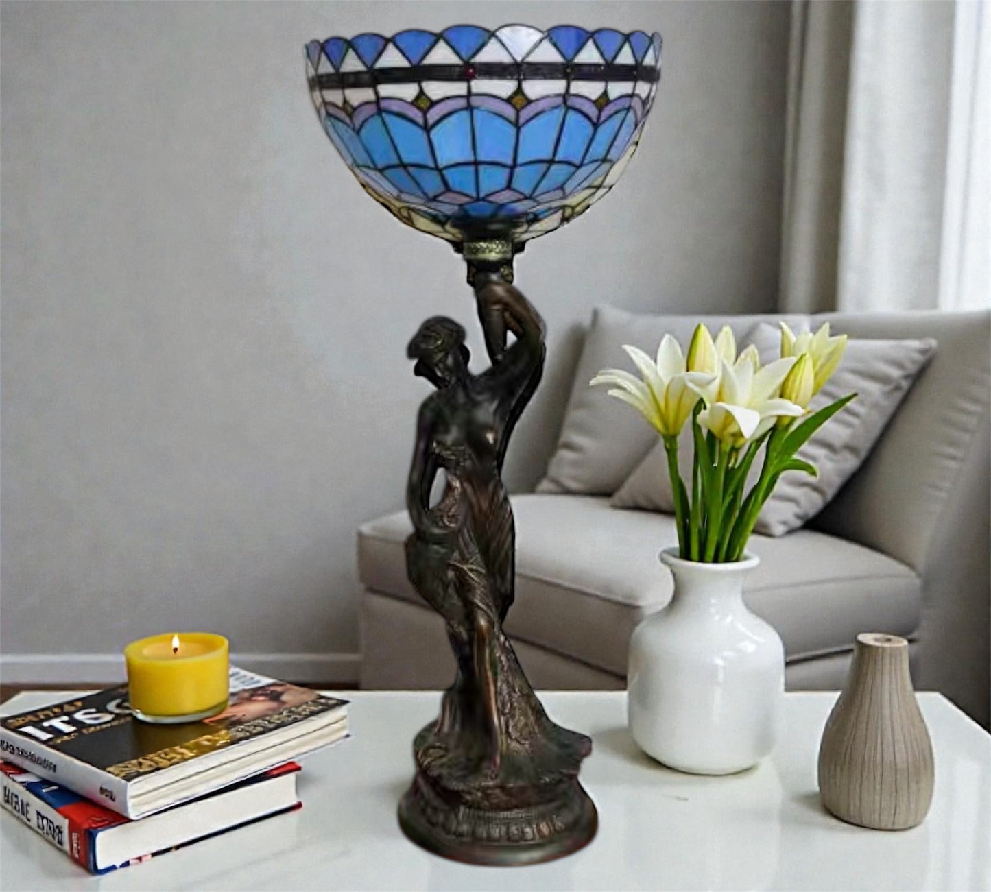 CDH 12" Tiffany Table Lamp (13106)