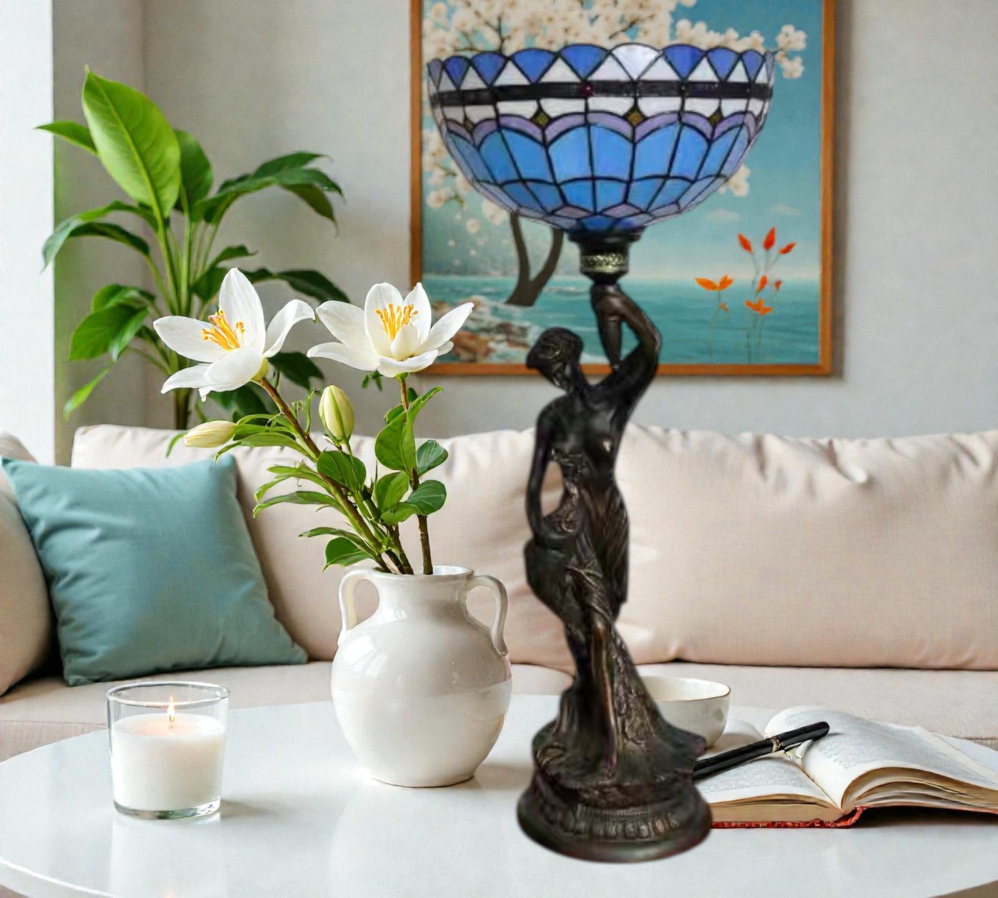 CDH 12" Tiffany Table Lamp (13106)