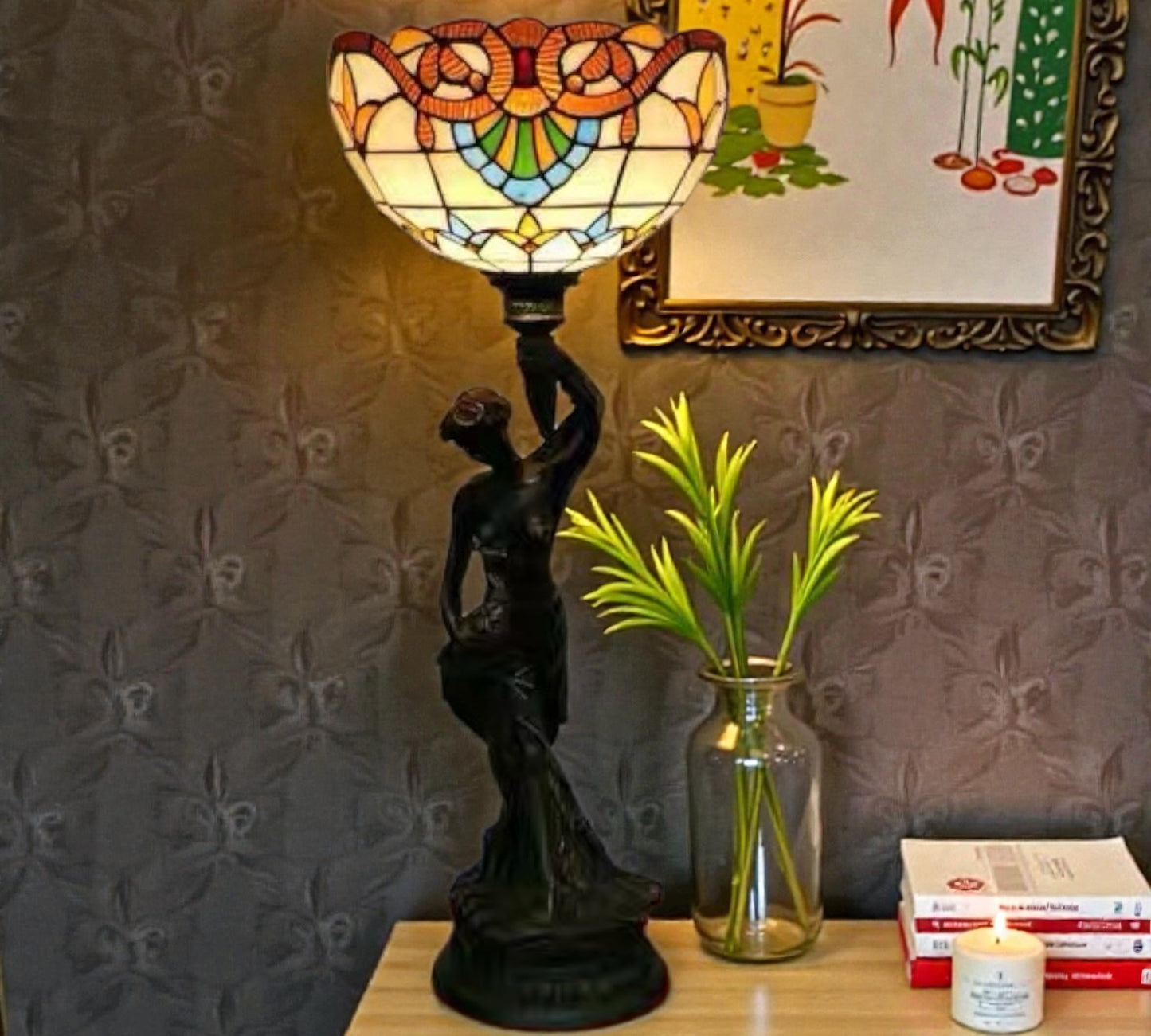 CDH 12" Tiffany Table Lamp (13100)