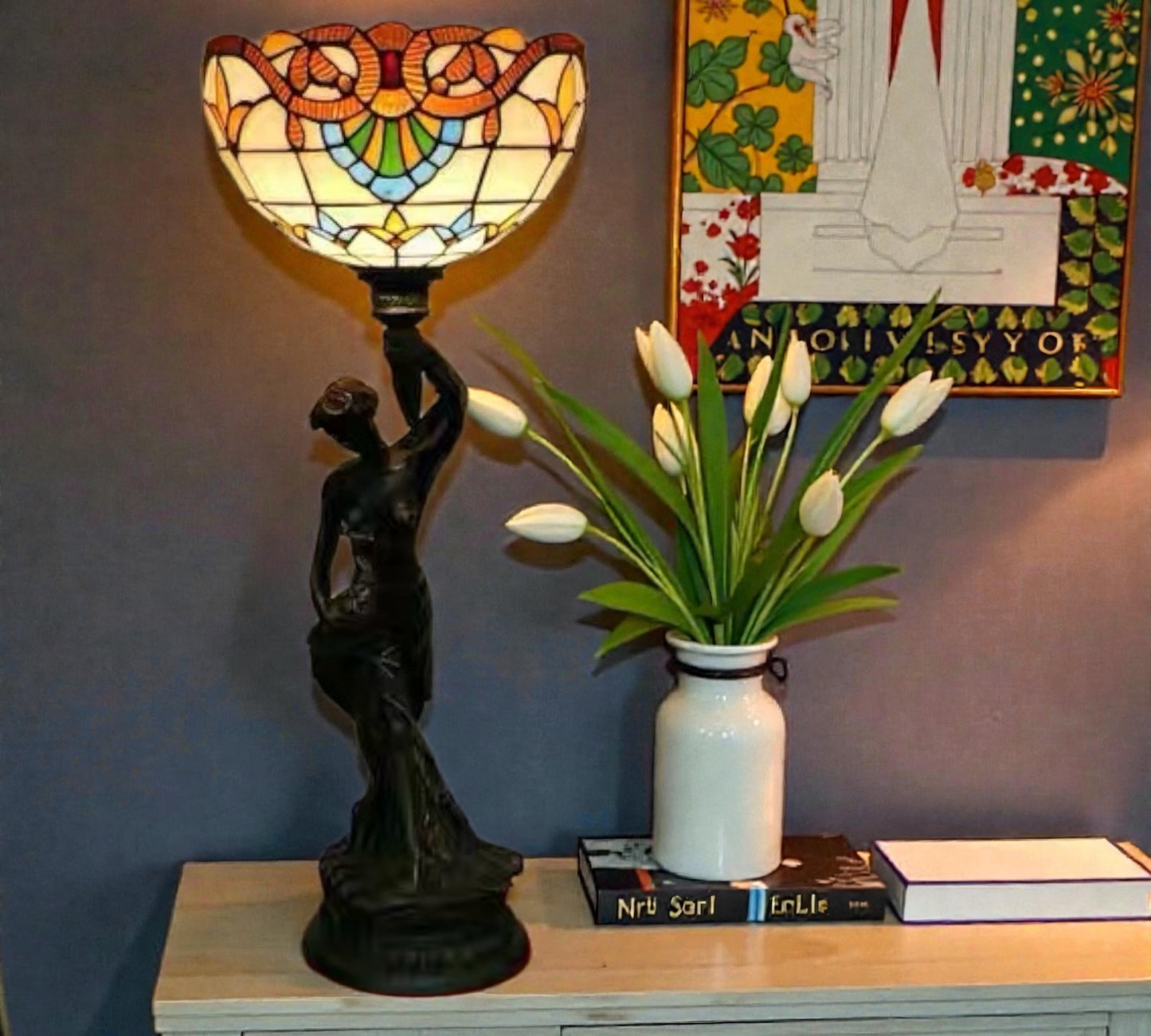 CDH 12" Tiffany Table Lamp (13100)