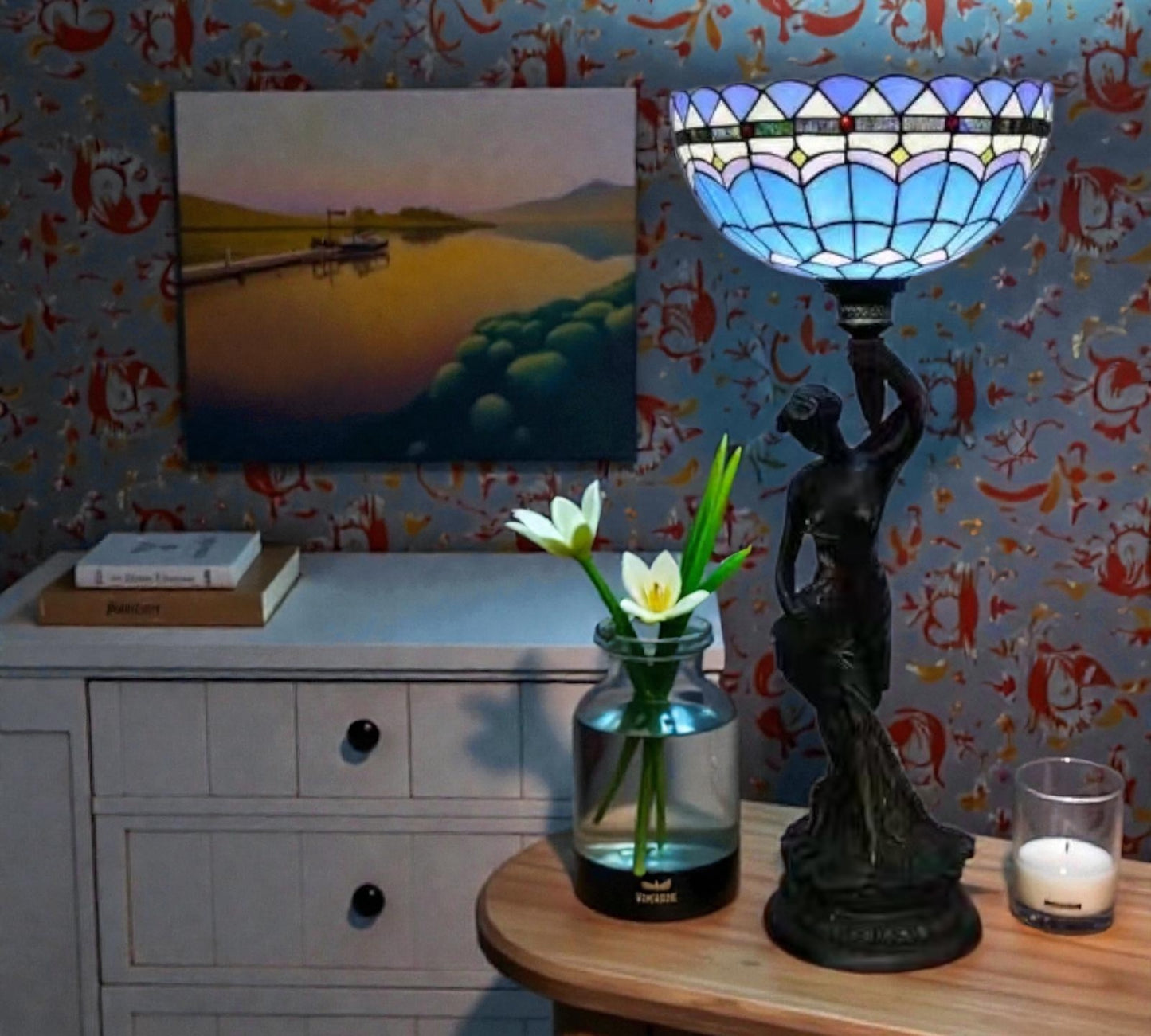 CDH 12" Tiffany Table Lamp (13106)