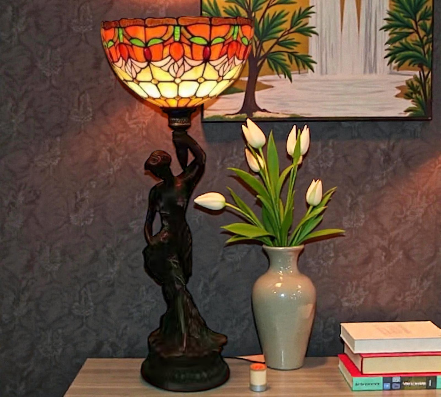CDH 12" Tiffany Table Lamp (13104)