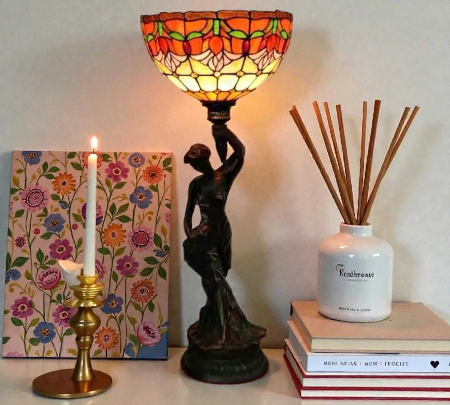 CDH 12" Tiffany Table Lamp (13104)