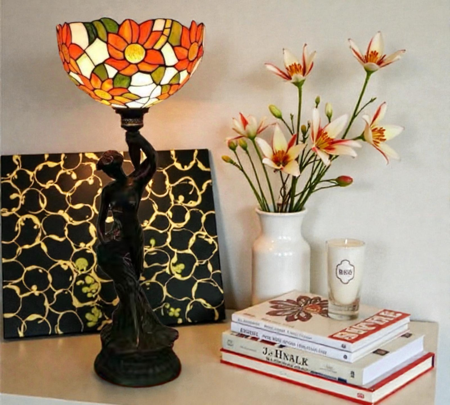 CDH 12" Tiffany Table Lamp (13105)