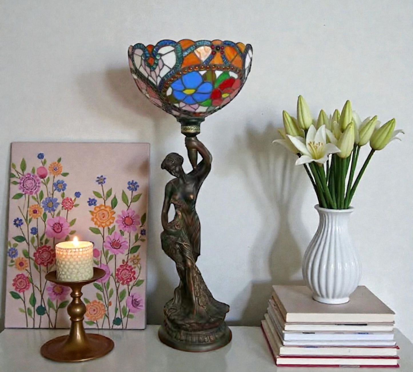 CDH 12" Tiffany Table Lamp (13103)