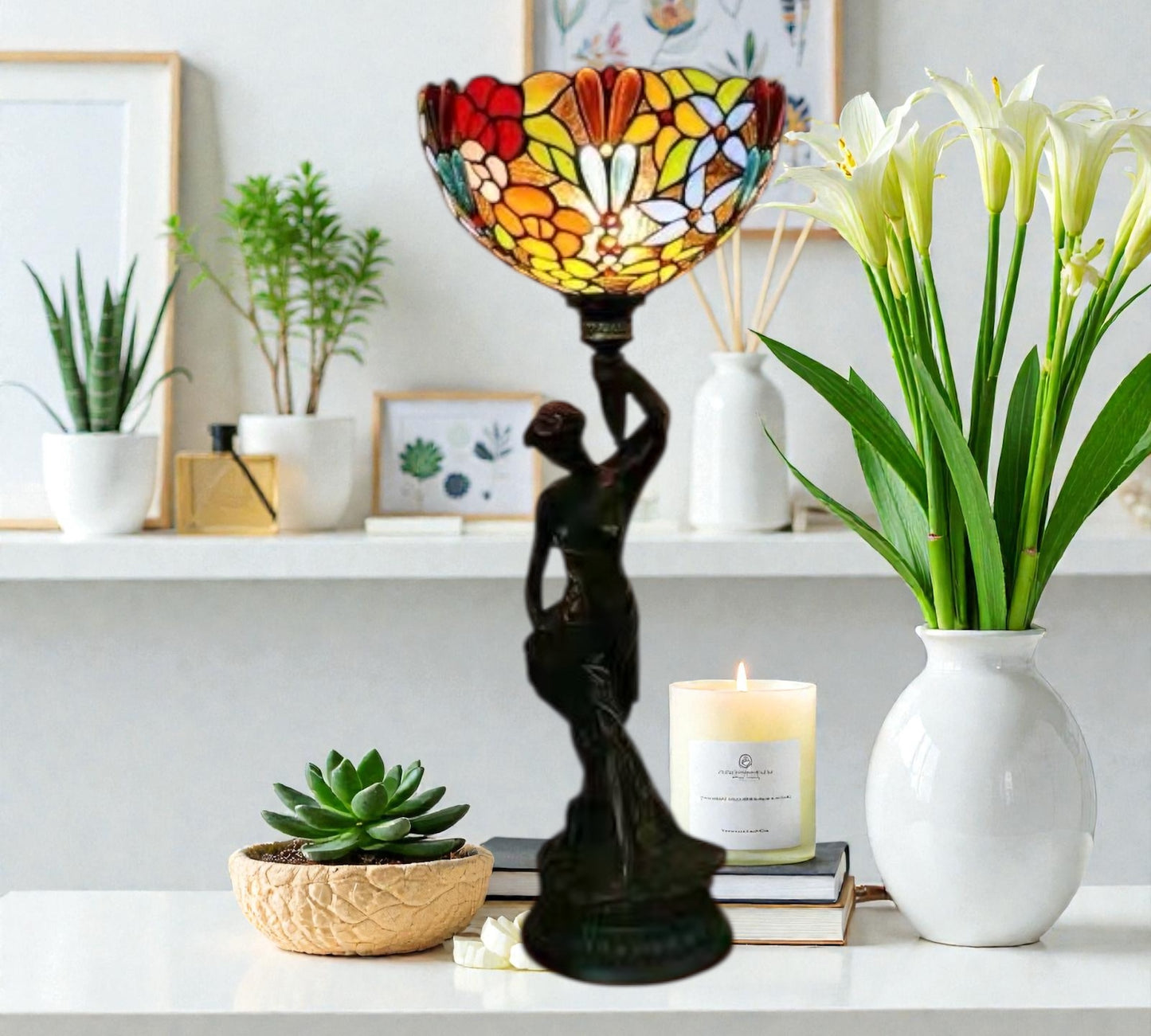 CDH 12" Tiffany Table Lamp (13101)